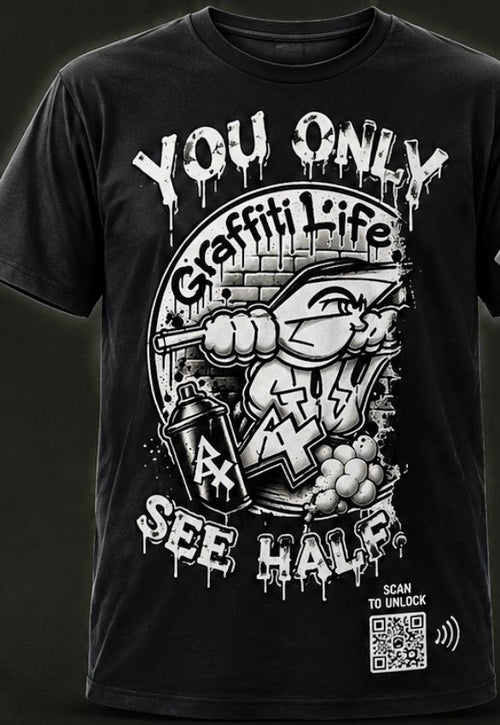 3WG YOU ONLY SEE HALF T-SHIRT – DROP 001