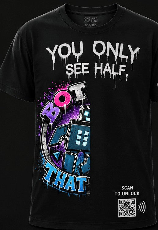 3WG YOU ONLY SEE HALF T-SHIRT – DROP 002