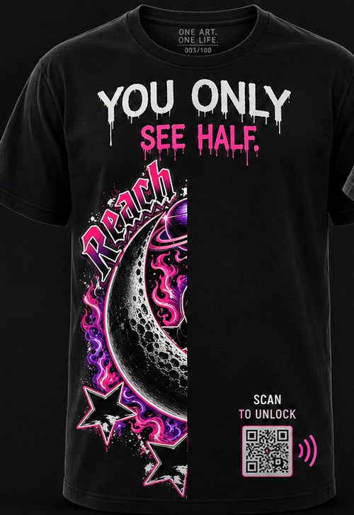 3WG YOU ONLY SEE HALF T-SHIRT – DROP 003